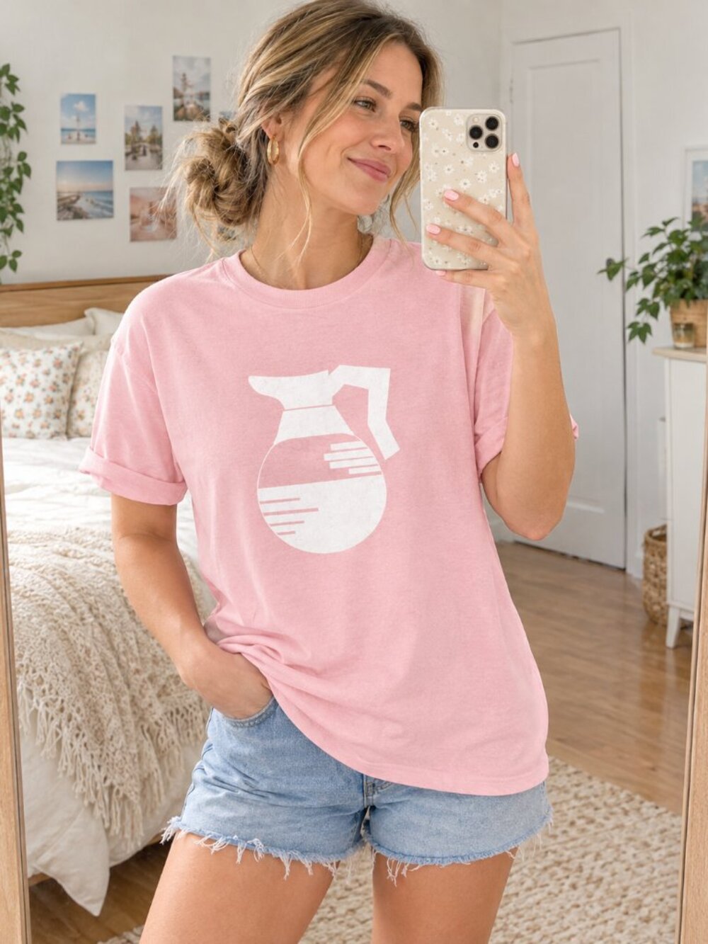 Coffee T-Shirt Coffee Screen Printed T-Shirt Coffee Gift Soft Style Tee